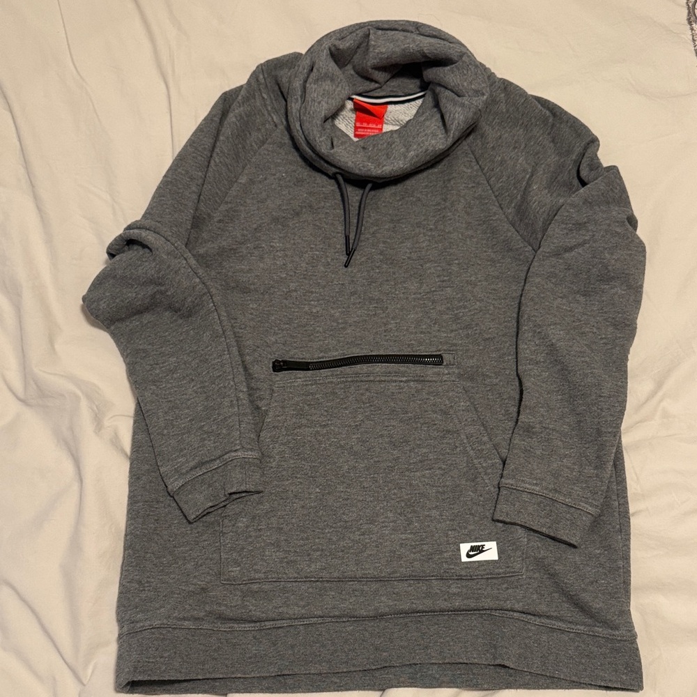 Nike Dark Gray Cowl Neck Pullover